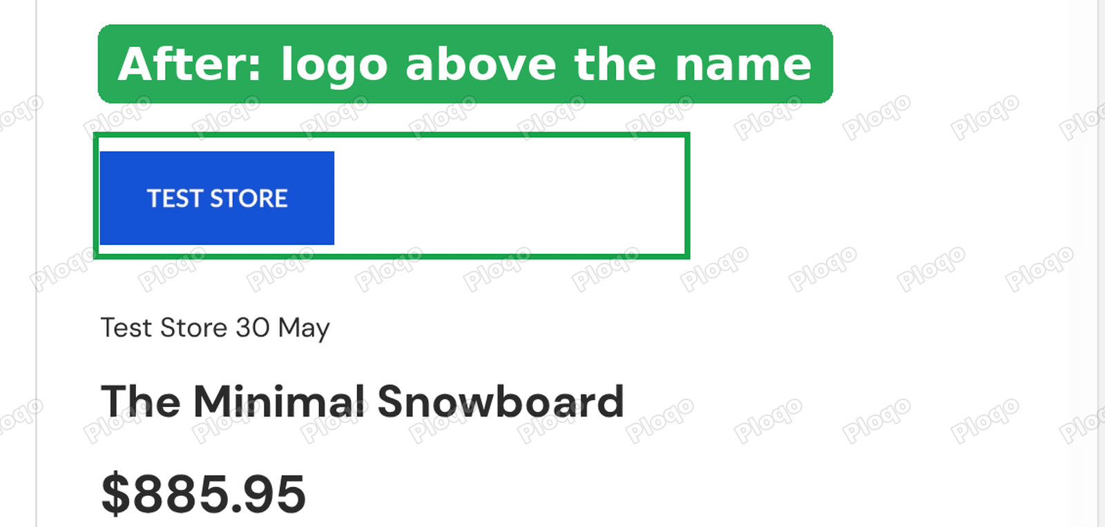 Enterprise product page showing the brand logo above the vendor name