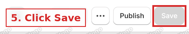 The Save button in the theme editor toolbar