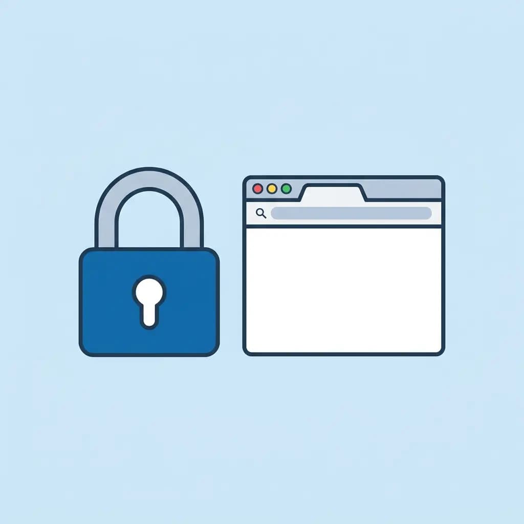 Browser Security and Privacy Padlock